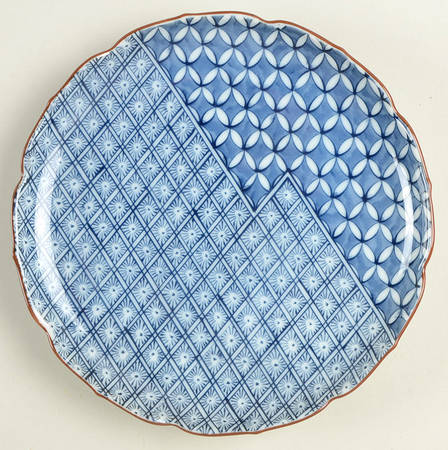 Blue Mosaic Bread & Butter Plate
