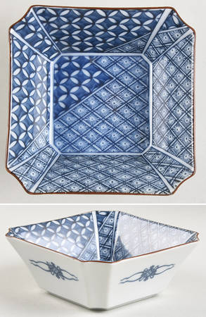 Blue Mosaic Nut Dish