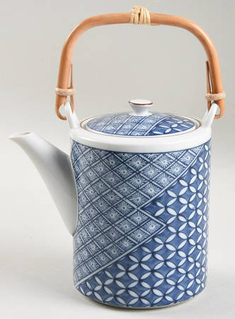 Blue Mosaic Mini Teapot & Lid