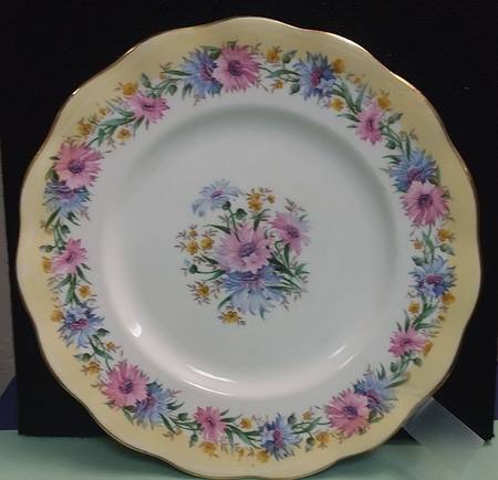 Cornflower Yellow Dinner Plate