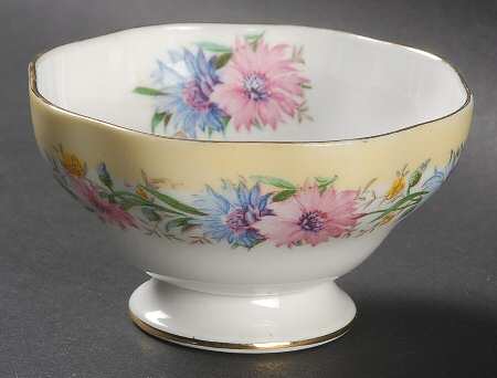 Cornflower Yellow Mini Open Sugar Bowl