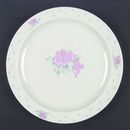 Pink Rose Dinner Plate