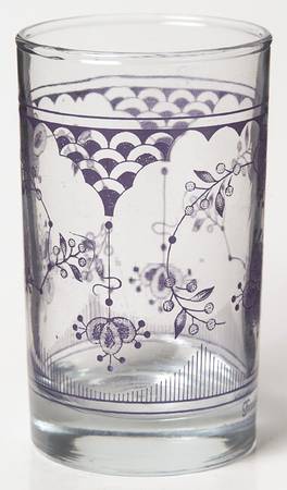 Denmark Blue 6 Oz Glassware Juice