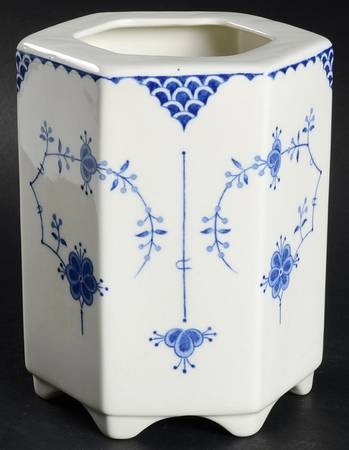 Denmark Blue Tea Caddy No Lid