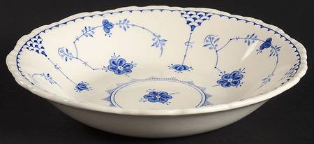Denmark Blue Coupe Soup Bowl