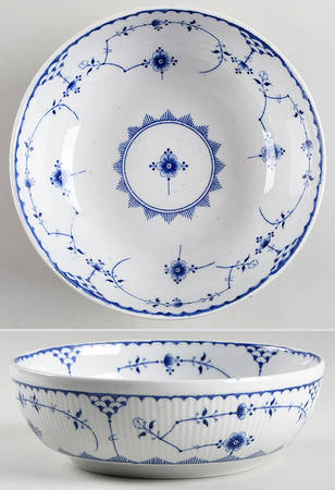 Denmark Blue 8" Round Vegetable Bowl