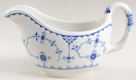 Denmark Blue Gravy Boat