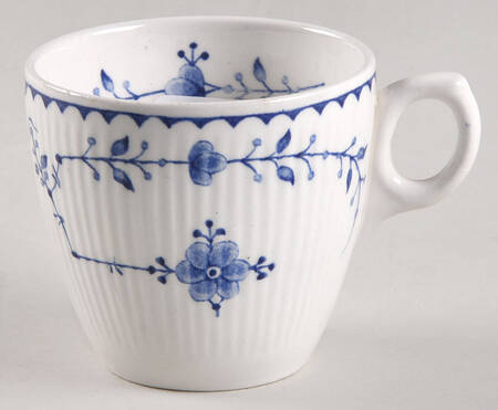Denmark Blue Flat Demitasse Cup