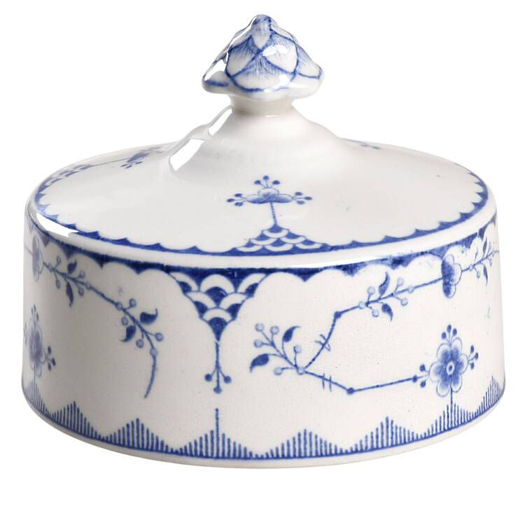Denmark Blue Lid for Round Butter