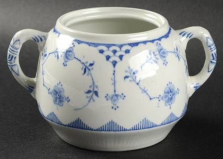 Denmark Blue Sugar Bowl No Lid