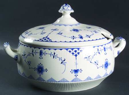 Denmark Blue Tureen &  Lid