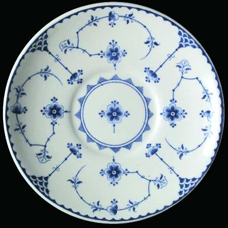 Denmark Blue Saucer for Cream Soup Bowl