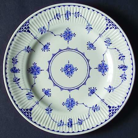 Denmark Blue Dessert/Pie Plate