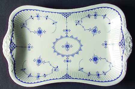 Denmark Blue 12" Rectangular Tray