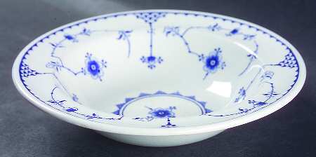 Denmark Blue Rim Cereal Bowl