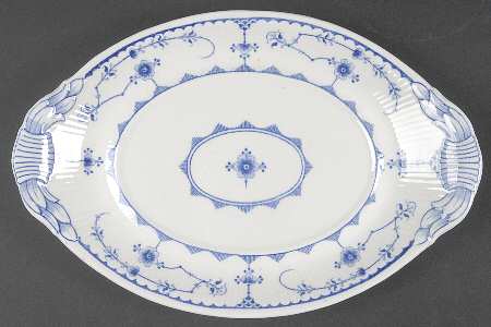 Denmark Blue Underplate for Sauce Boat