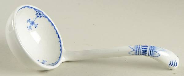 Denmark Blue Solid Piece Sauce Ladle