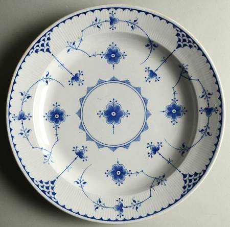 Denmark Blue 12" Chop Plate (Round Platter)