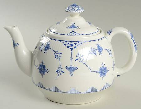Denmark Blue Teapot & Lid