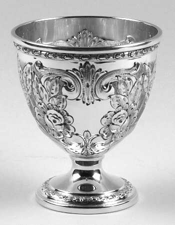 Talisman Rose (Sterling, 1948, Handchased, Hollow) Waste Bowl