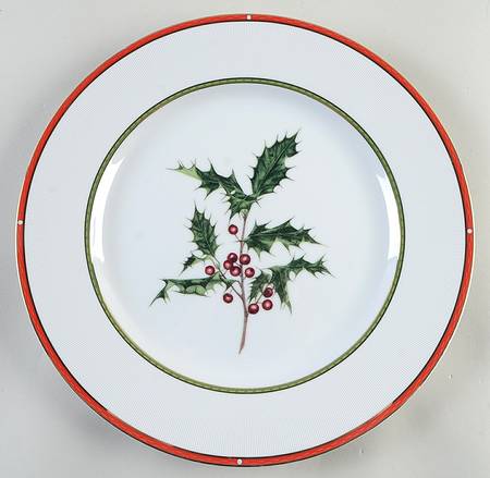 Winter Berry Collection Service Plate (Charger)