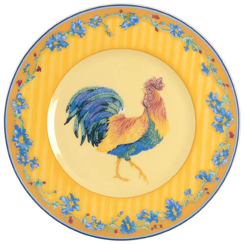 Coq Du Village Salad Plate by Fitz & Floyd