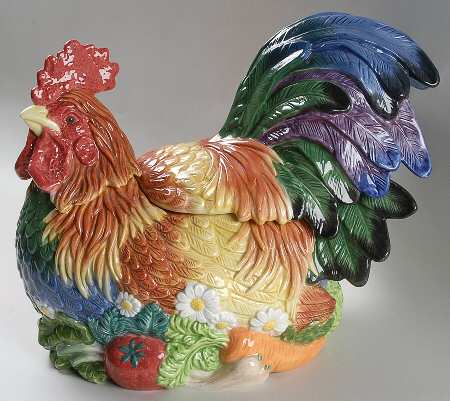 Coq Du Village Figural Tureen & Lid