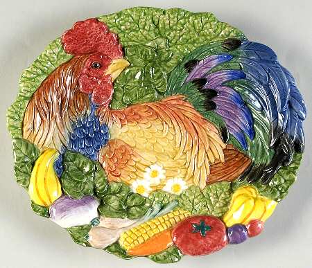 Coq Du Village Canape Plate