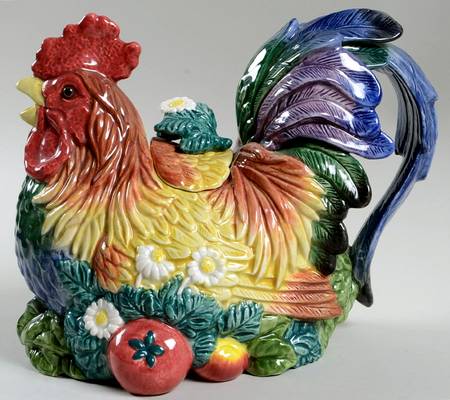 Coq Du Village Teapot & Lid