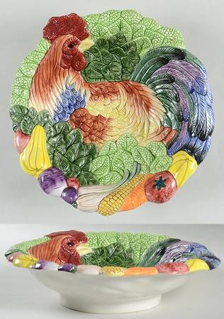 Coq Du Village 11" Round Vegetable Bowl