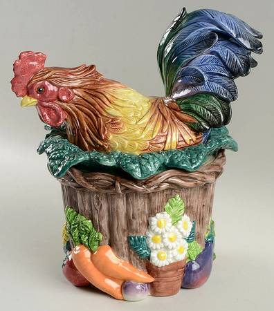 Coq Du Village Medium Canister & Lid