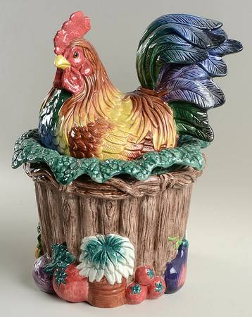 Coq Du Village Large Canister & Lid