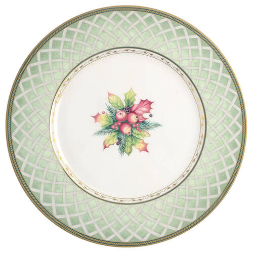 Winter Holiday Service Plate (Charger)