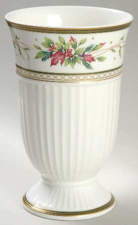 Winter Holiday 7" Vase