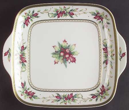 Winter Holiday 11" Square Tray