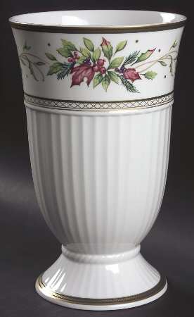 Winter Holiday 10" Vase