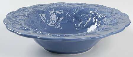 Country Blues 10" Individual Pasta Bowl
