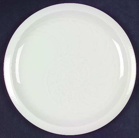 Sea Sculptures White Luncheon Plate