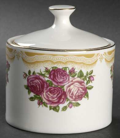 Sydney Roses Sugar Bowl & Lid