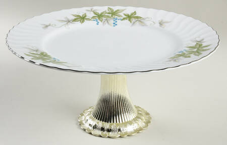Garland Cake Stand with 4"-5" Metal Pedestal  Hc