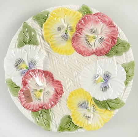 Pansy Parade Salad Plate