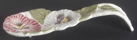 Pansy Parade Spoon Rest/Holder (Holds 1 Spoon)