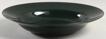 Total Color Spectrum Hunter Green Large Rim Soup Bowl