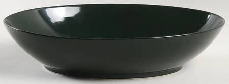 Total Color Spectrum Hunter Green 10" Oval Vegetable Bowl