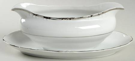 Empress Gravy Boat with Attached Underplate