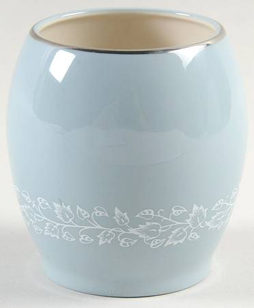 Brocade Strata Blue Sugar Bowl No Lid