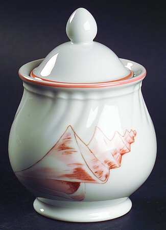 Coquille Sugar Bowl & Lid