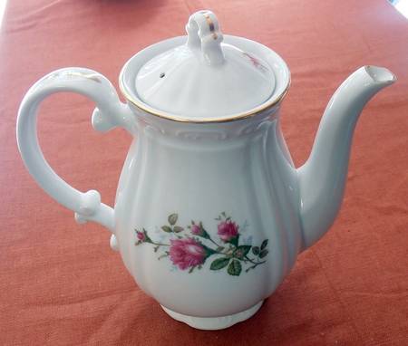 Royal Rose Coffee Pot & Lid