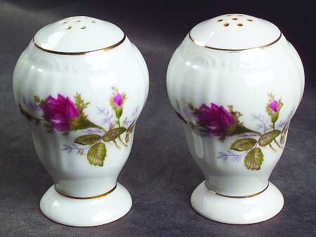 Royal Rose Salt & Pepper Set by Fine China of Japan