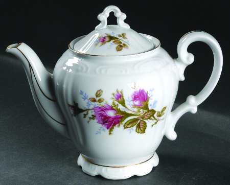 Royal Rose Teapot & Lid